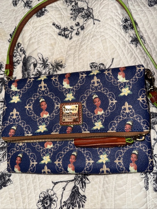Dooney & Bourke Handbags - Tiana Disney Dooney and Bourke clutch or crossbody purse